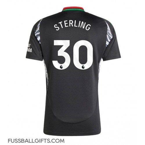 Arsenal Raheem Sterling #30 Fußballbekleidung Auswärtstrikot 2024-25 Kurzarm